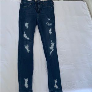 ultra high rise jean legging